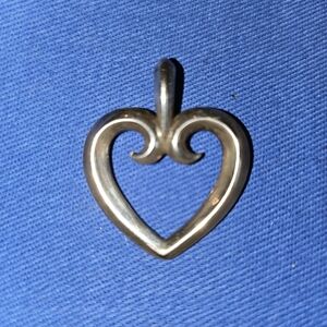 James Avery Beveled Heart Pendant